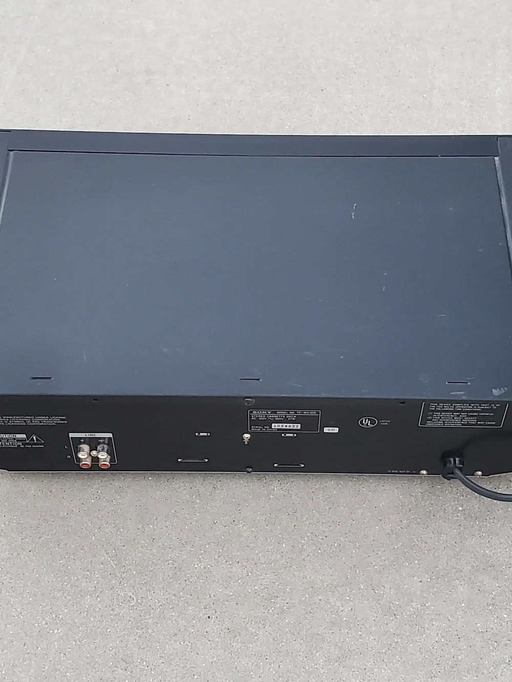 Vintage Sony Stereo Cassette Deck TC-WE305 Dual UNTESTED For Parts Only Used